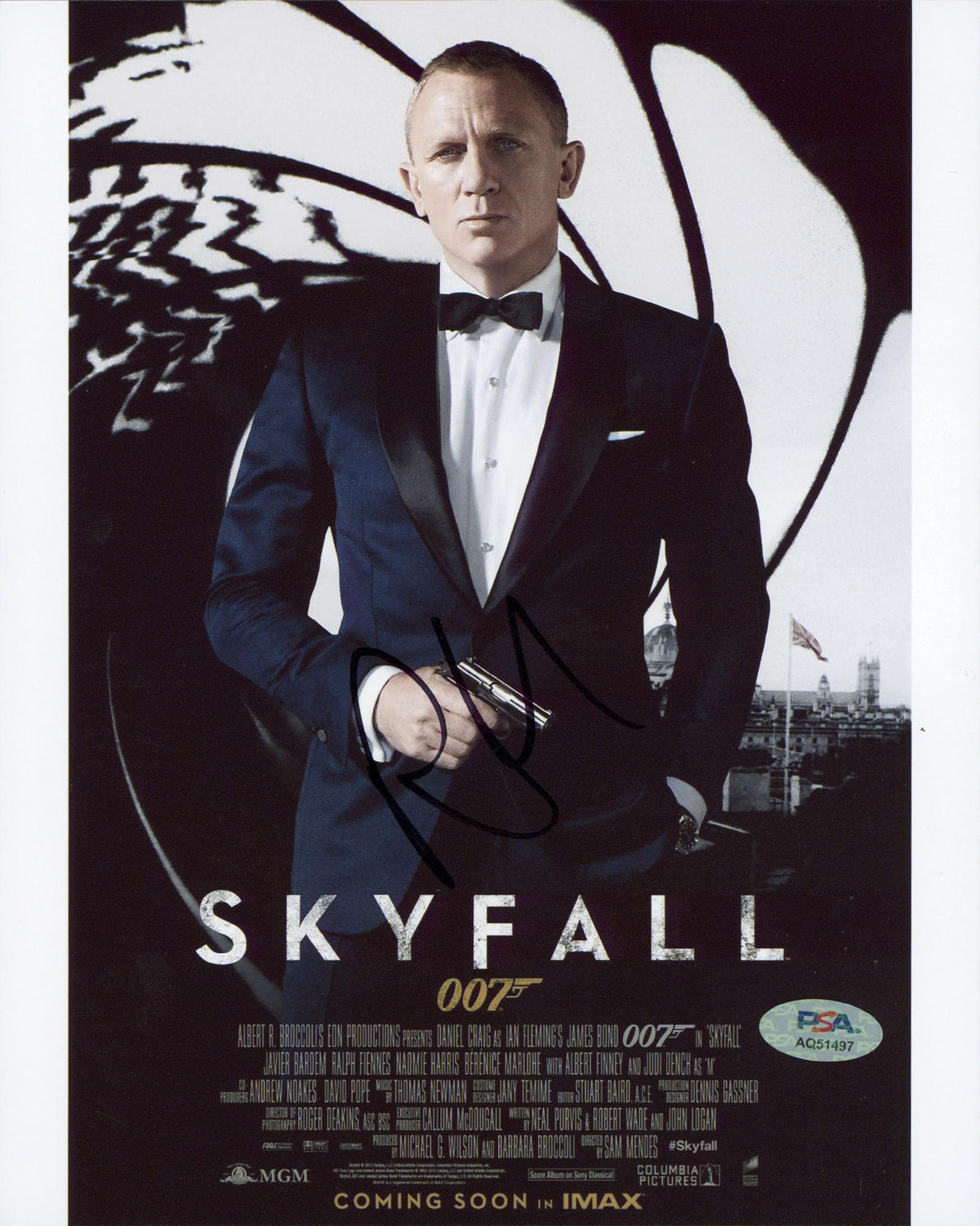 Roger Deakins Skyfall Authentic Signed 8x10 Vertical Photo PSA/DNA #AQ51497
