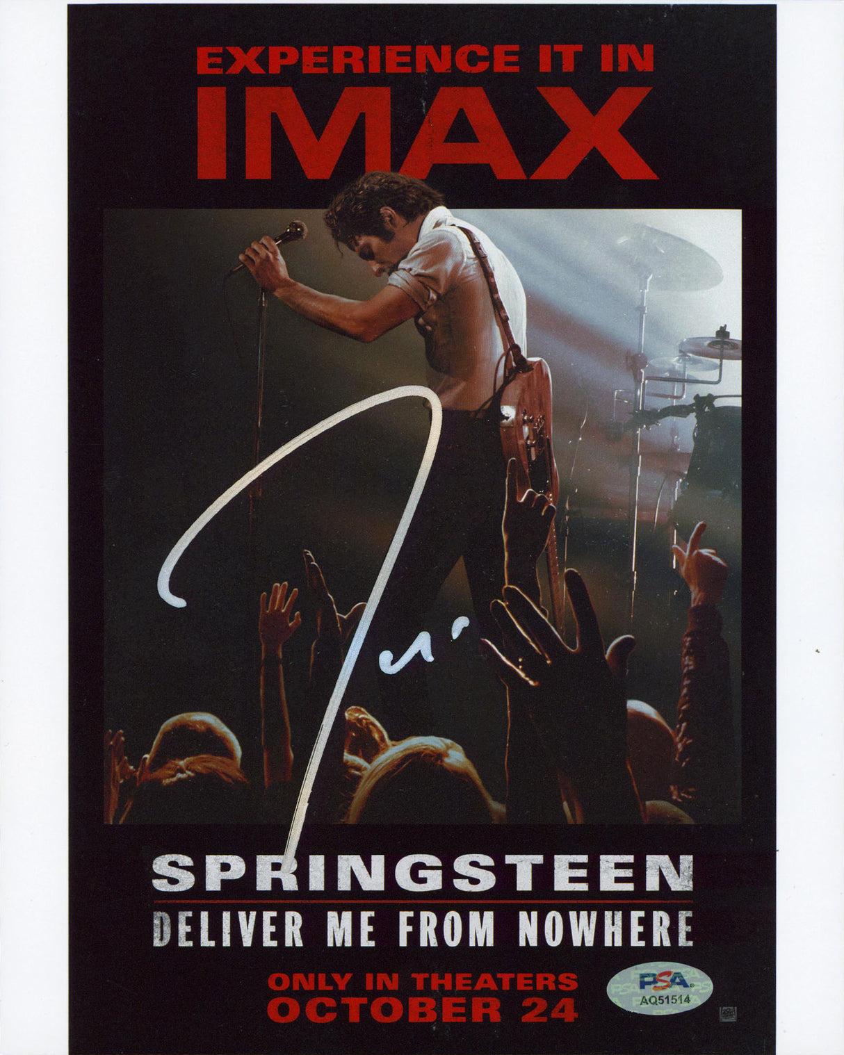 Jeremy Allen White Springsteen Authentic Signed 8x10 Photo PSA/DNA #AQ51514