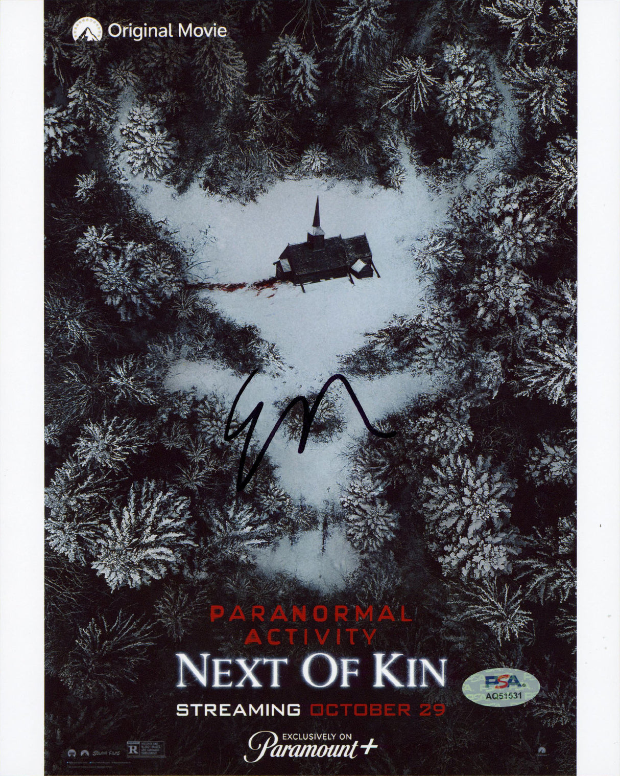Emily Bader Paranormal Activity Next of Kin Authentic Signed 8x10 Photo PSA/DNA