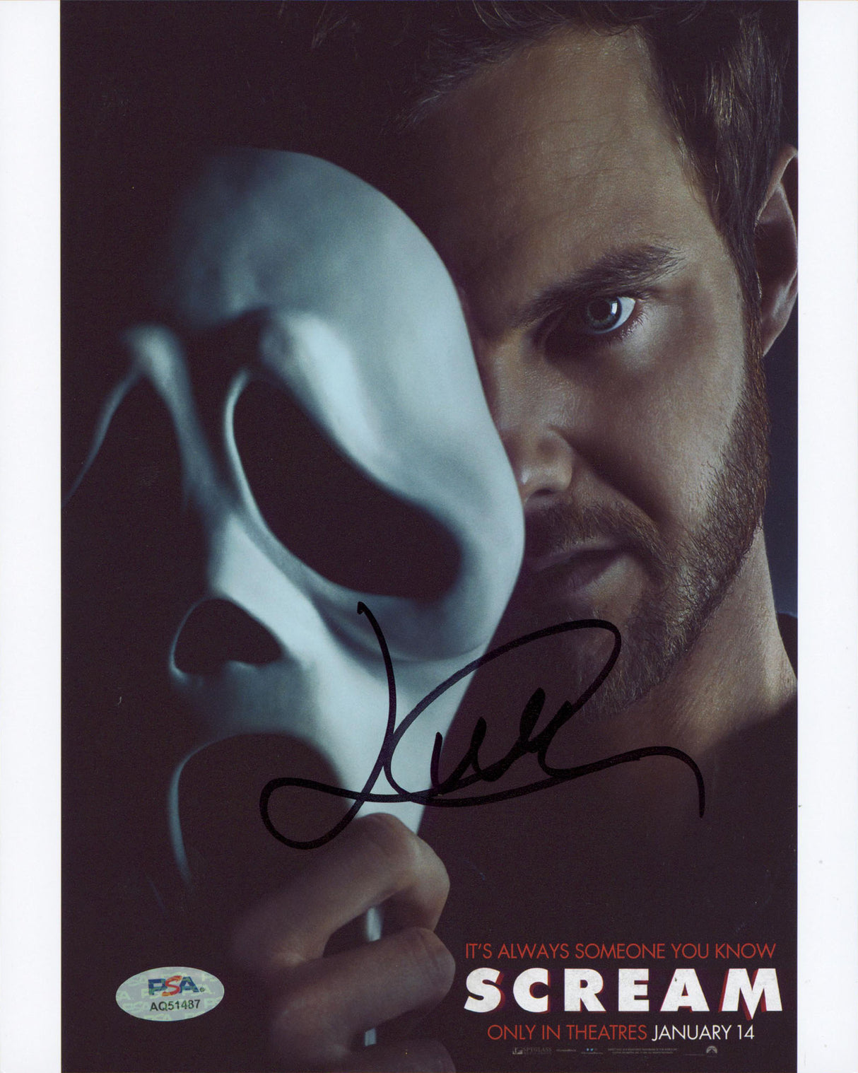 Jack Quaid Scream Authentic Signed 8x10 Vertical Photo PSA/DNA #AQ51487