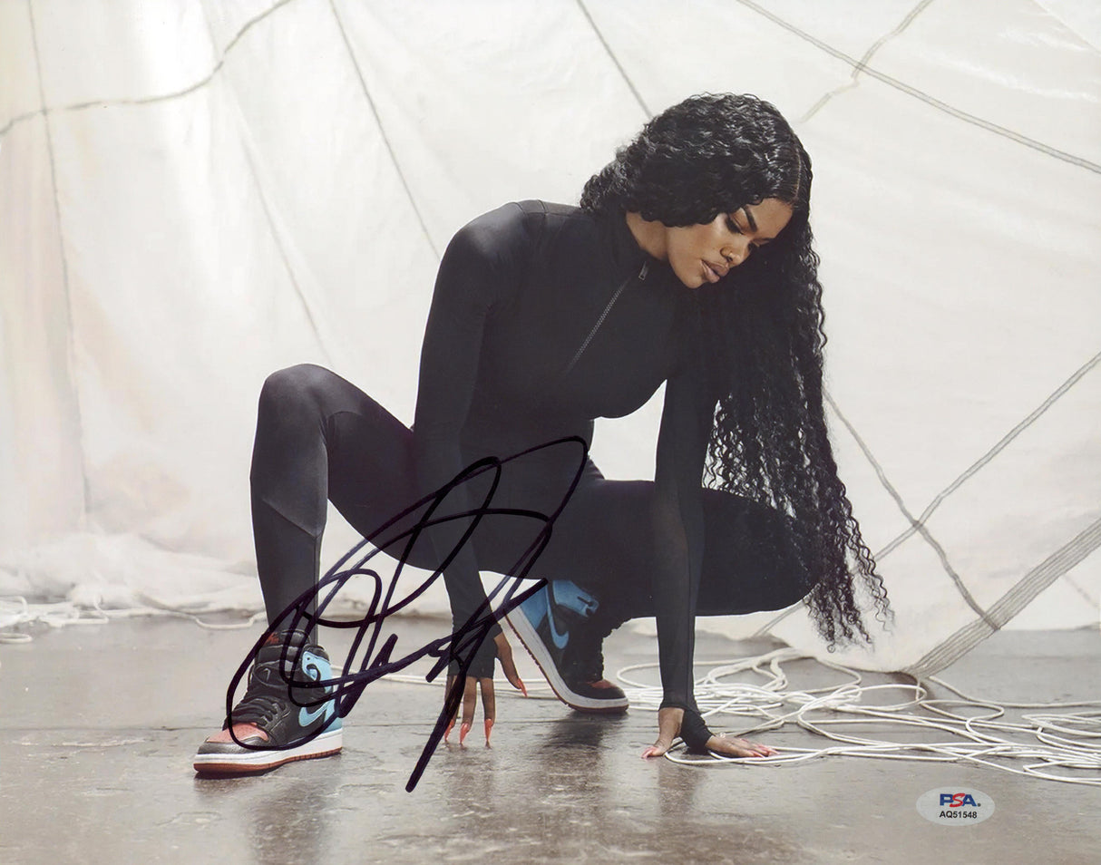 Teyana Taylor A Thousand And One Authentic Signed 11x14 Photo PSA/DNA #AQ51548