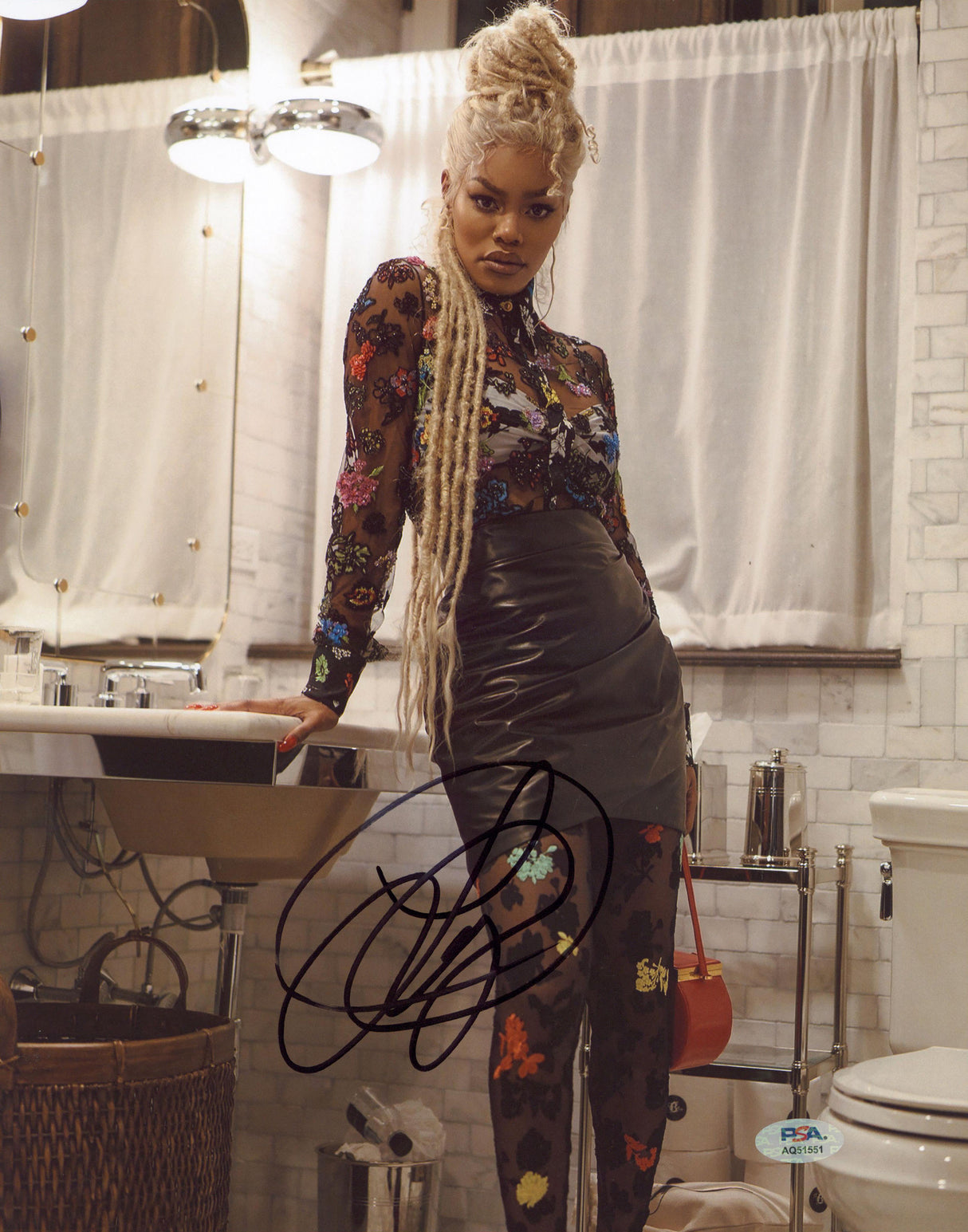 Teyana Taylor A Thousand And One Authentic Signed 11x14 Photo PSA/DNA #AQ51551