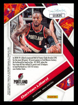 Blazers Damian Lillard Signed 2019 Panini Mosaic WTW #19 Card JSA #UU18291
