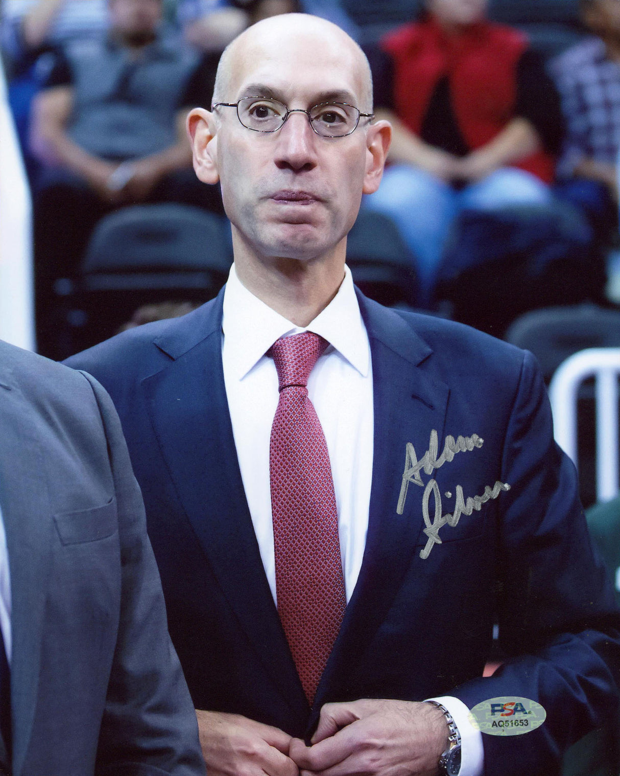 NBA Adam Silver Authentic Signed 8x10 Vertical Photo Autographed PSA/DNA 2