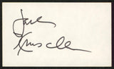 Jack Kruschen The Apartment Authentic Signed 3x5 Index Card BAS #BW70002