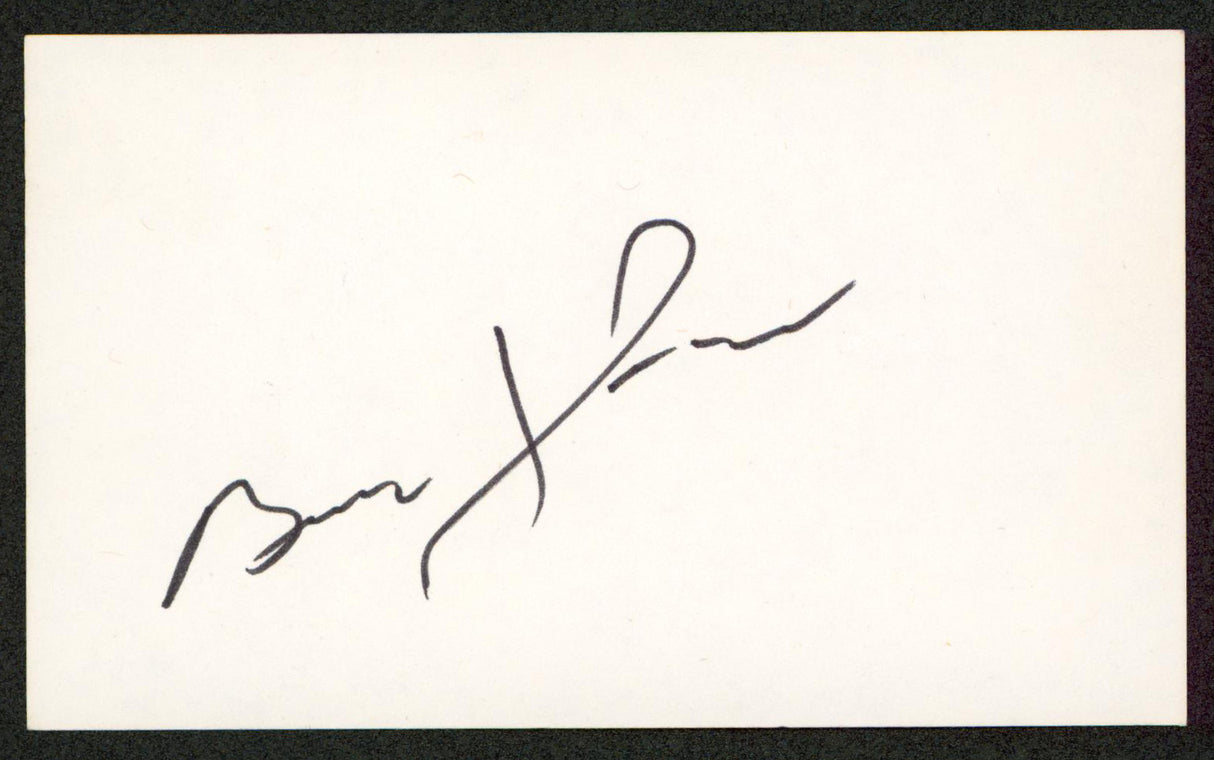 Brad Johnson Marlboro Man Authentic Signed 3x5 Index Card BAS #BW70003