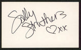 Sally Struthers All In The Family Authentic Signed 3x5 Index Card BAS #BW70018