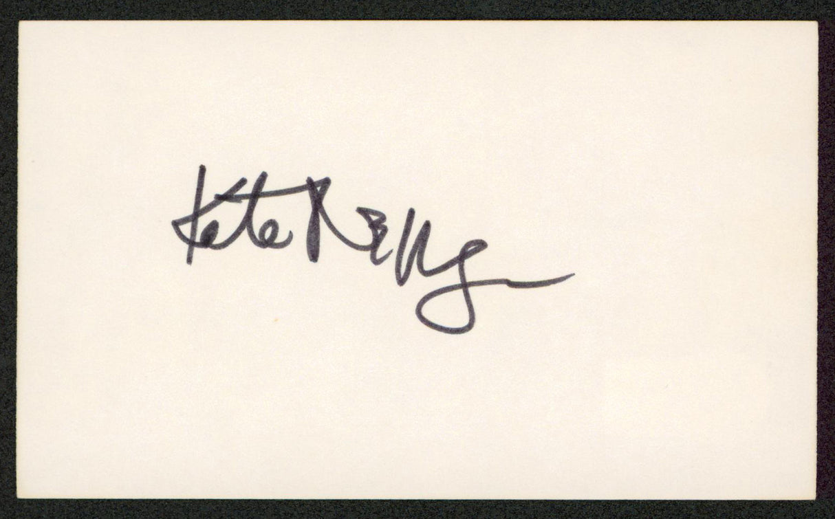 Kate Nelligan The Cider House Rules Authentic Signed 3x5 Index Card BAS #BW70028