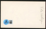 Kate Nelligan The Cider House Rules Authentic Signed 3x5 Index Card BAS #BW70028