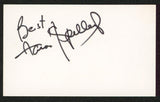 Aaron Spelling Charlie's Angels "Best" Signed 3x5 Index Card BAS #BW70033