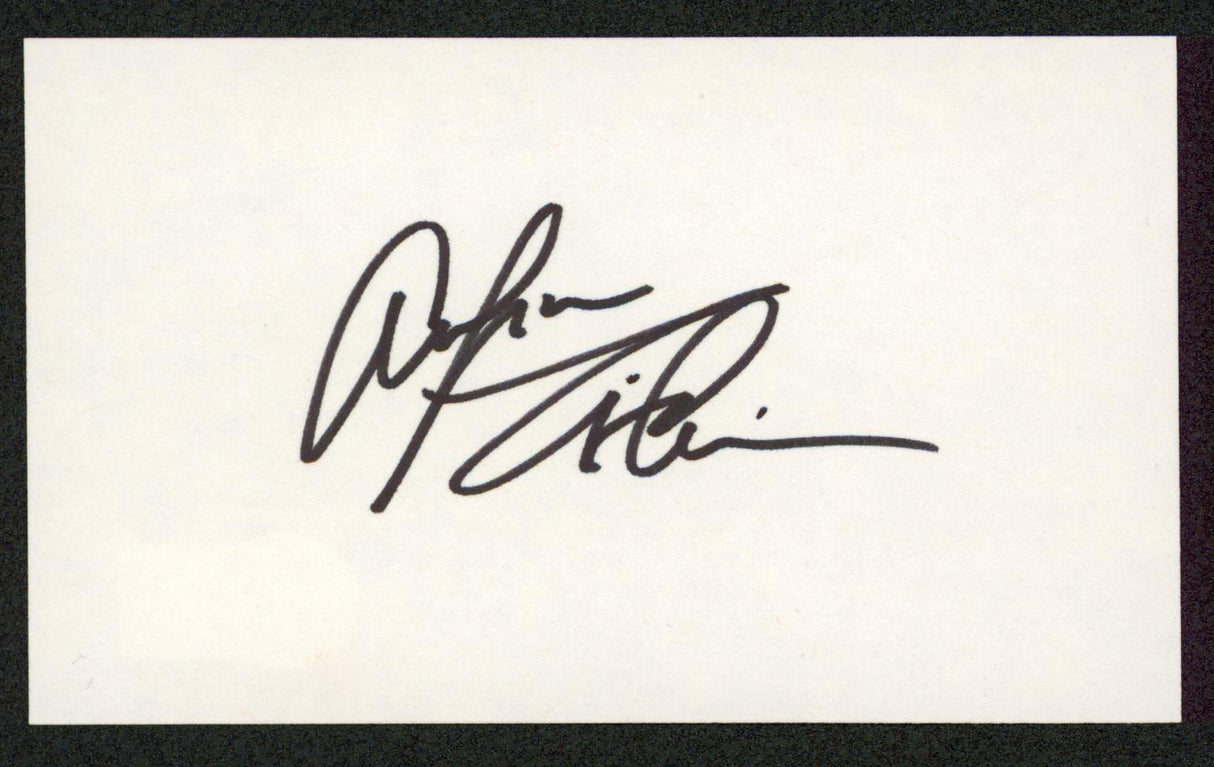 Alfonso Ribeiro Fresh Prince of Bel-Air Signed 3x5 Index Card BAS #BW70038