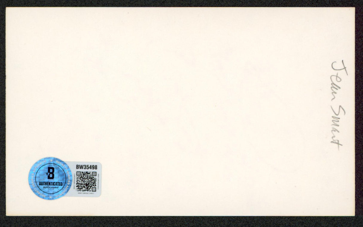 Jean Smart Watchmen Authentic Signed 3x5 Index Card Autographed BAS #BW35498