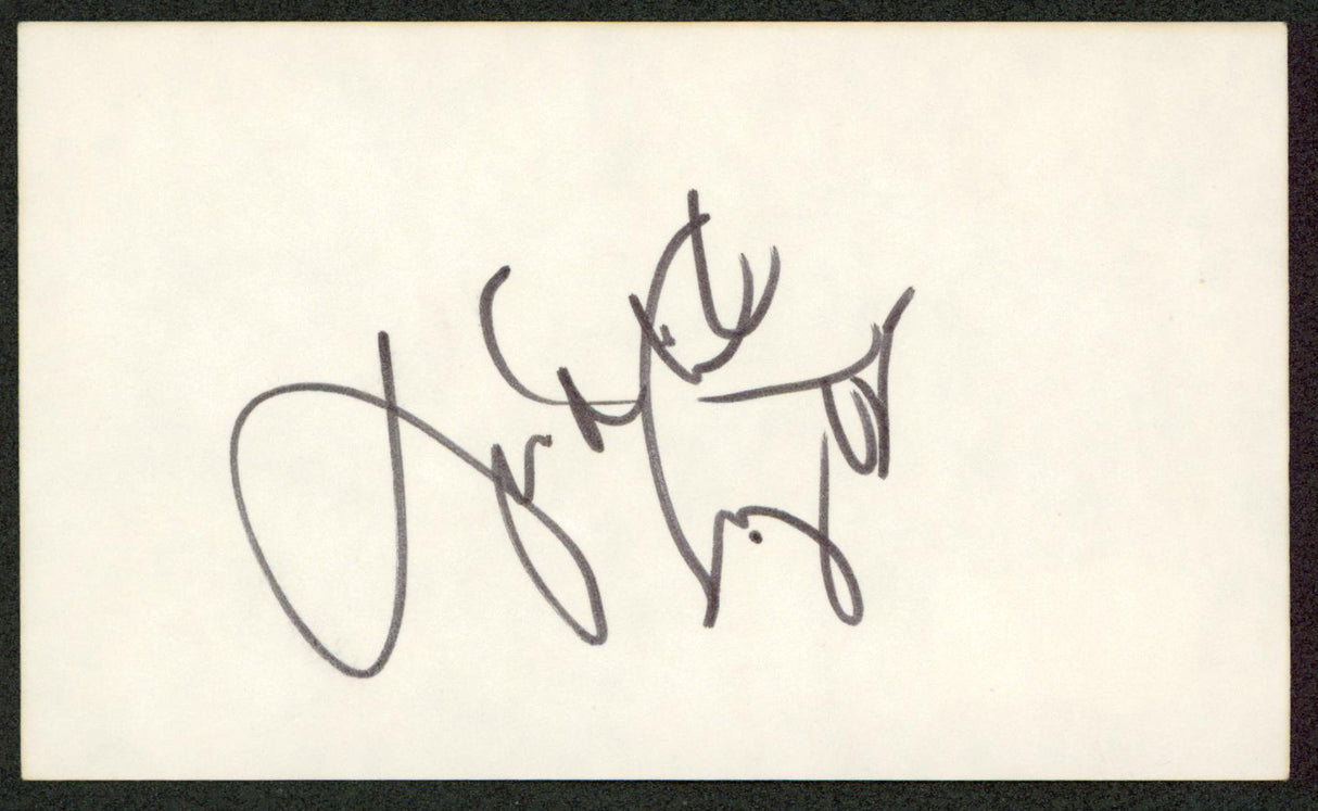 Judith Light Who's the Boss? Authentic Signed 3x5 Index Card BAS #BW70098