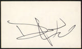 David Keith An Officer and a Gentleman Signed 3x5 Index Card BAS #BW35564