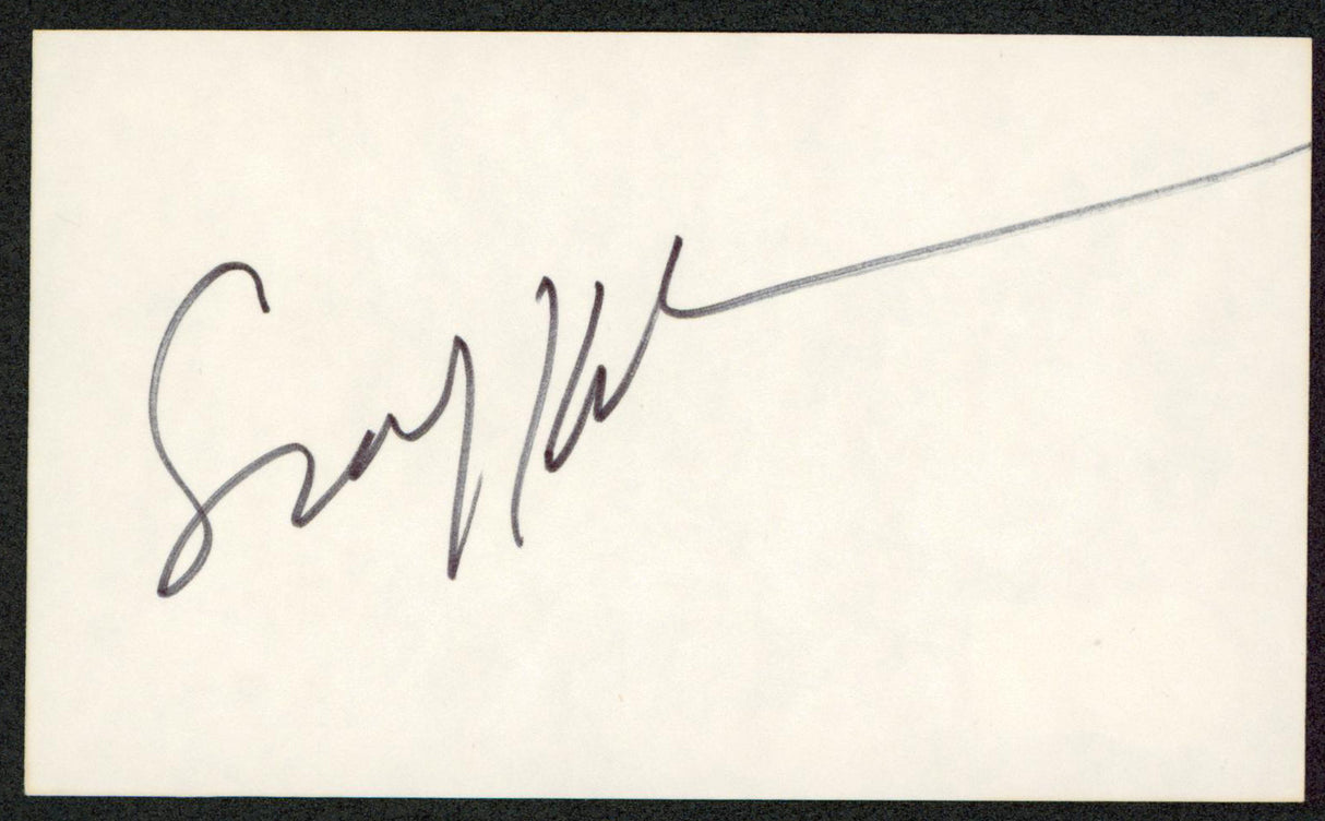 Sally Kellerman M*A*S*H Authentic Signed 3x5 Index Card Autographed BAS #BW35563