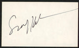 Sally Kellerman M*A*S*H Authentic Signed 3x5 Index Card Autographed BAS #BW35563