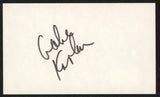 Gabe Kaplan Lewis & Clark Authentic Signed 3x5 Index Card BAS #BW35561
