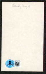 Emily Lloyd Mermaids Authentic Signed 3x5 Index Card Autographed BAS #BW35554