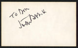 John Abbott Jane Eyre "To Don" Authentic Signed 3x5 Index Card BAS #BW70160