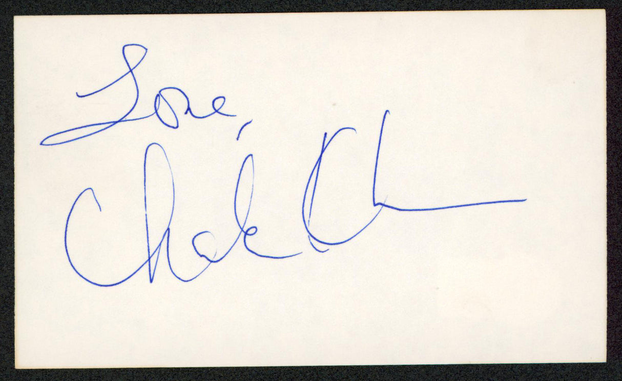 Chaka Khan The Blues Brothers "Love" Signed 3x5 Index Card BAS #BW70117