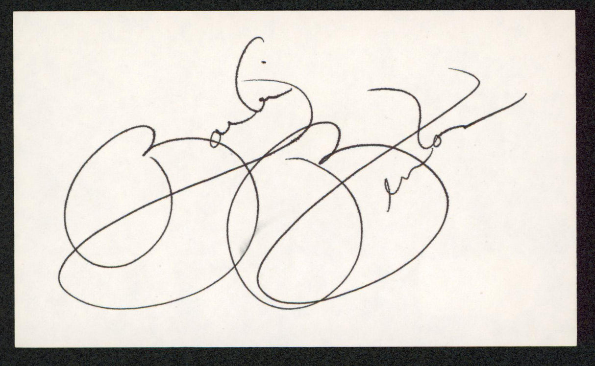 Barbi Benton X-Ray Authentic Signed 3x5 Index Card Autographed BAS #BW70109