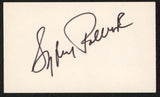 Sydney Pollack Out of Africa Authentic Signed 3x5 Index Card BAS #BW70037