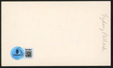 Sydney Pollack Out of Africa Authentic Signed 3x5 Index Card BAS #BW70037
