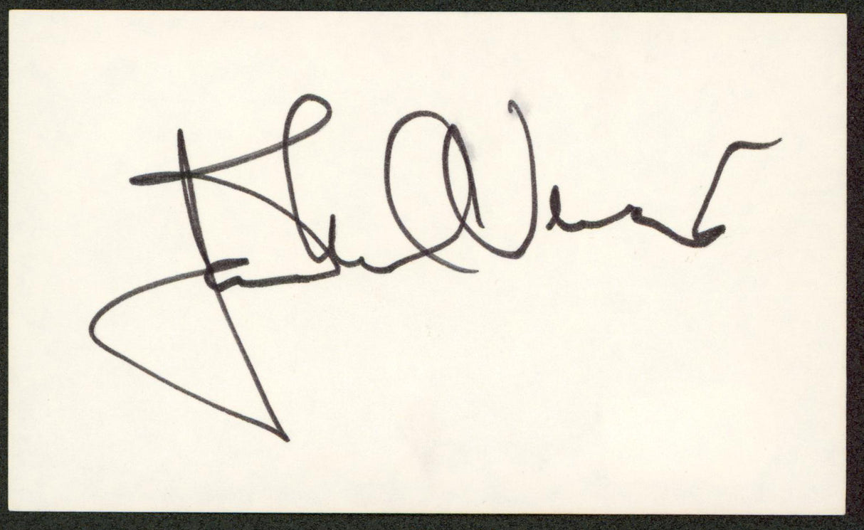 Jan-Michael Vincent Airwolf Authentic Signed 3x5 Index Card Autographed BAS