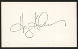 Harry Anderson Night Court Authentic Signed 3x5 Index Card Autographed BAS