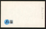 Gavin McLeod The Love Boat Authentic Signed 3x5 Index Card Autographed BAS