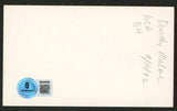 Dorothy Malone The Big Sleep Authentic Signed 3x5 Index Card BAS #BW35550