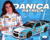 Danica Patrick NASCAR Authentic Signed 8x10 Promotional Card JSA #AY28695