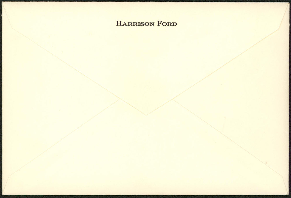 Harrison Ford Star Wars Signed 4.25x6.25 Handwritten Letter PSA/DNA Slabbed