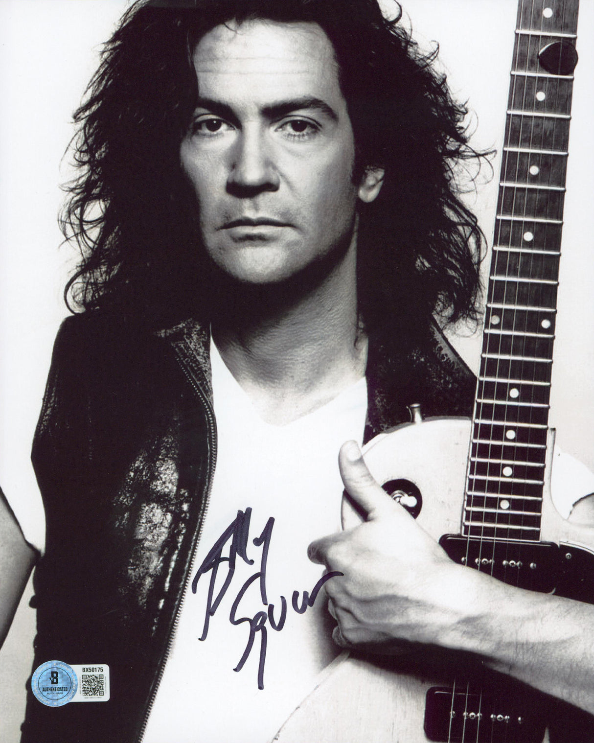 Billy Squier Musician Authentic Signed 8x10 Vertical Photo Autographed BAS 2
