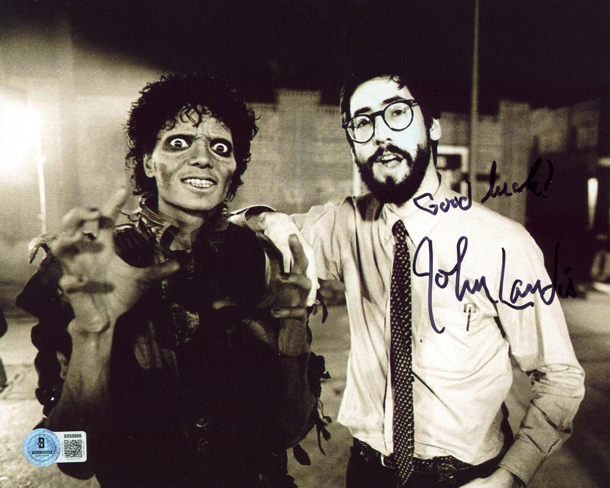 John Landis Thriller "Good Luck" Authentic Signed 8x10 Photo Autographed BAS 1