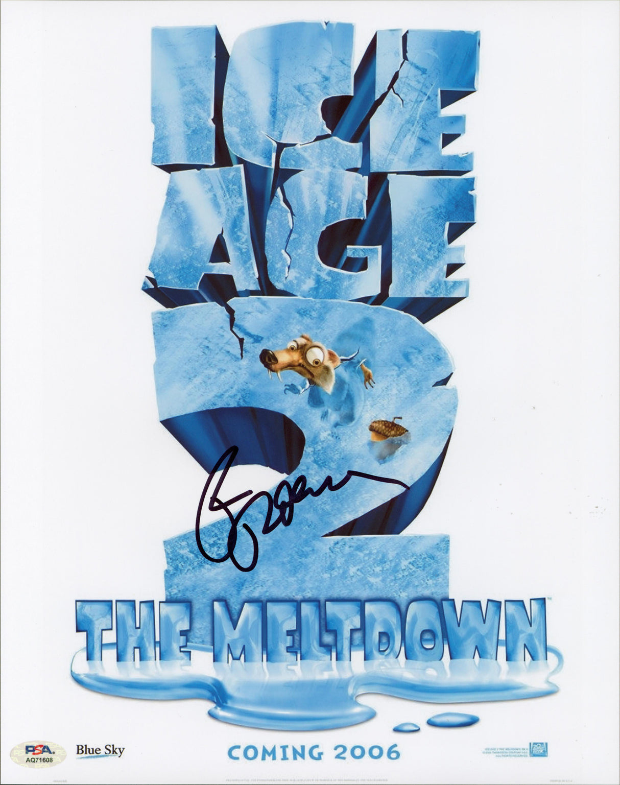 Ray Romano Ice Age 2 Authentic Signed 11x14 Vertical Photo PSA/DNA #AQ71608