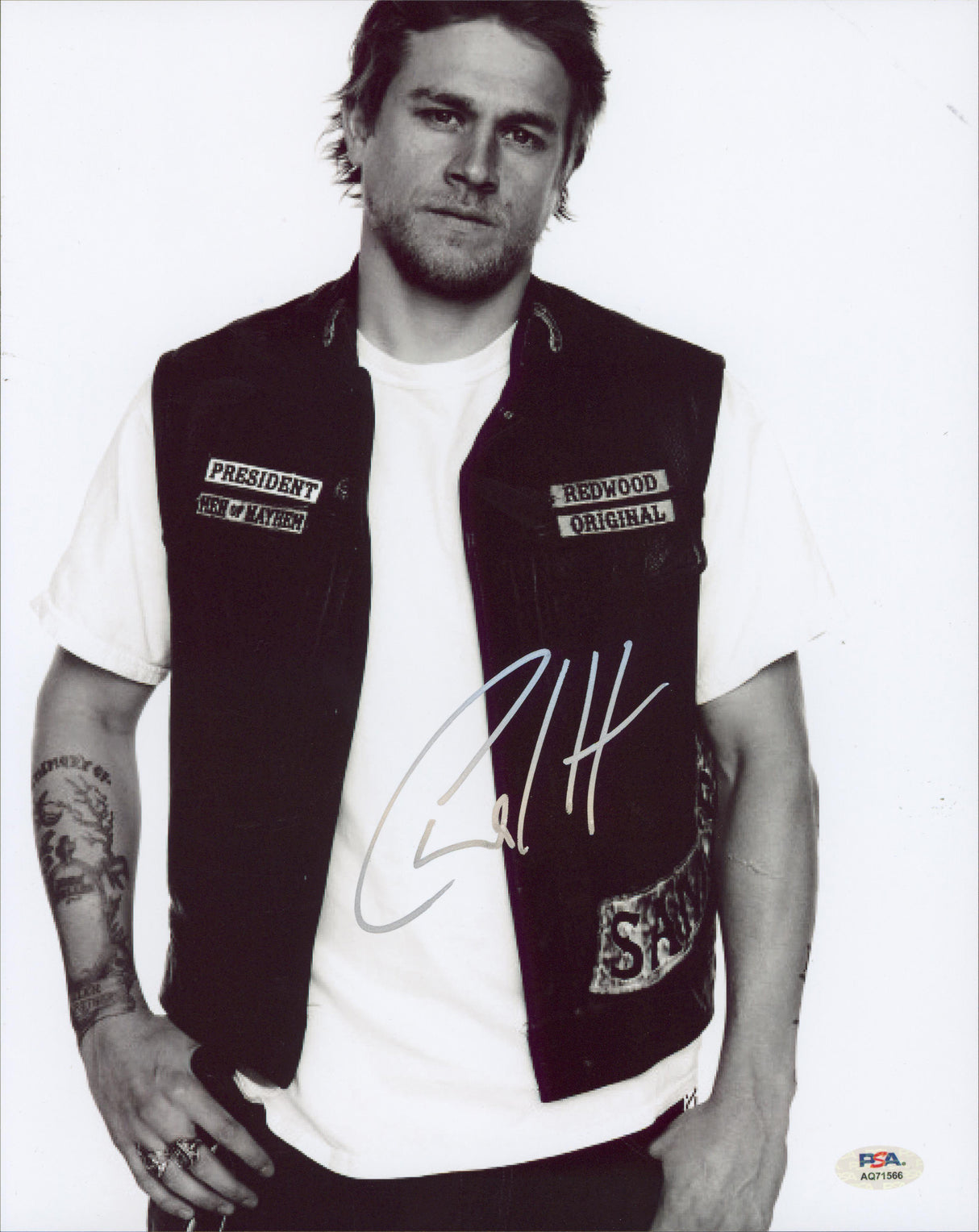 Charlie Hunnam Sons of Anarchy Authentic Signed 11x14 Photo PSA/DNA #AQ71566