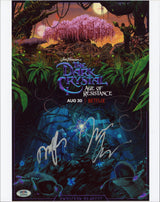 Jeffrey Addiss & Will Matthews The Dark Crystal Signed 11x14 Photo PSA #AQ71564