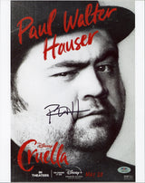 Paul Walter Hauser Cruella Authentic Signed 11x14 Vertical Photo PSA #AQ71663