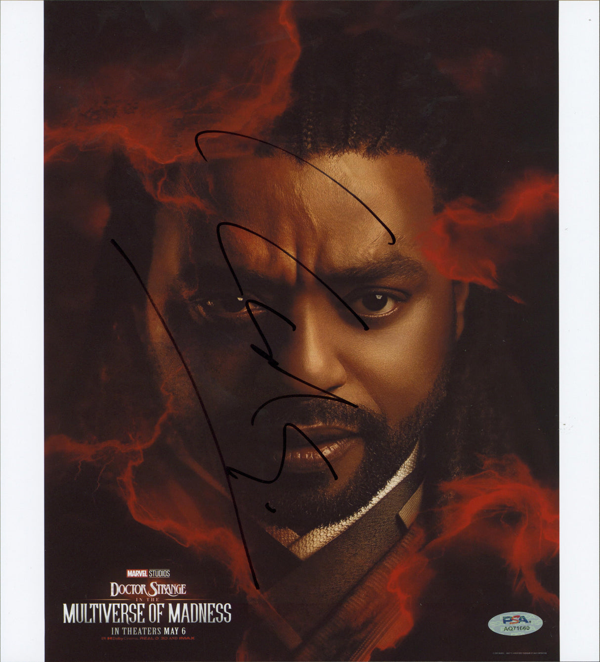 Chiwetel Ejiofor Doctor Strange Authentic Signed 11x14 Photo PSA/DNA #AQ71660