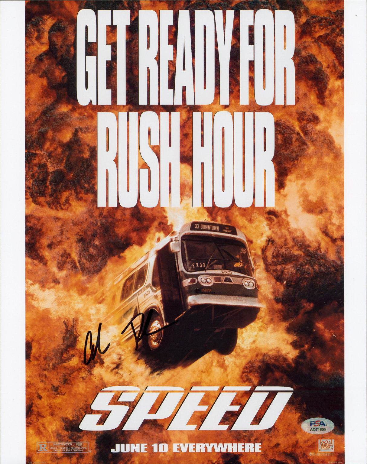 Alan Ruck Speed Authentic Signed 11x14 Vertical Photo PSA/DNA #AQ71655