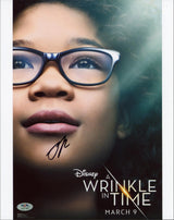 Storm Reid A Wrinkle In Time Authentic Signed 11x14 Vertical Photo PSA #AQ71647