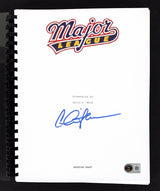 Charlie Sheen Major League Authentic Signed Movie Script Autographed BAS Witness