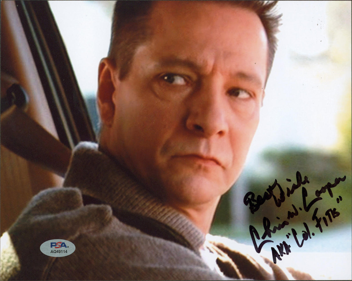 Chris Cooper American Beauty "w/Insc" Authentic Signed 8x10 Photo PSA #AQ49114