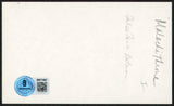 Malachi Throne It Takes A Thief "To Don" Signed 3x5 Index Card BAS #BW71067