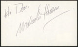 Malachi Throne It Takes A Thief "Hi Don" Signed 3x5 Index Card BAS #BW71066