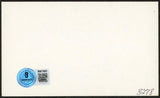 Ginger Rogers Kitty Foyle "Many Blessings" Signed 3x5 Index Card BAS #BW71051