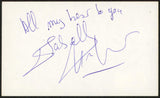 Gabrielle Anwar Burn Notice "All My Best" Signed 3x5 Index Card BAS #BW71050