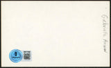 Gabrielle Anwar Burn Notice "All My Best" Signed 3x5 Index Card BAS #BW71050
