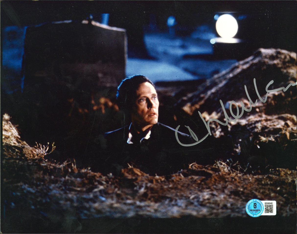 Christopher Walken The Prophecy Signed 8x10 Horizontal Photo BAS #BS96848